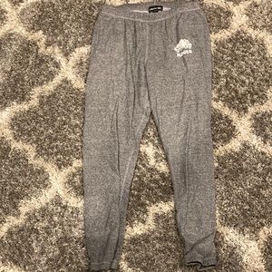 ROOTS heather grey sweatpants womens medium